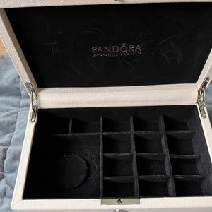 Pandora Cream Jewelry Organizer Box